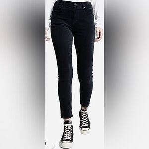 Citizens of Humanity Rocket Velour Jeans Skinny high # 1418-604 in Black size 29